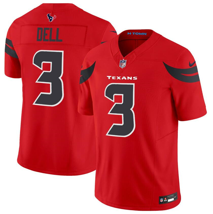 Men S Houston Texans Tank Dell Red Alternate F U S E Vapor